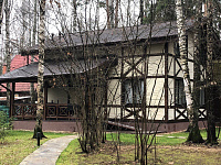 Двухэтажный каркасный дом в стиле «Фахверк»